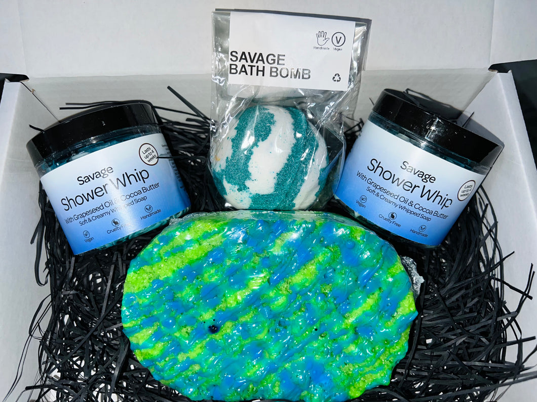 Mens Savage Bath & Body Gift Set